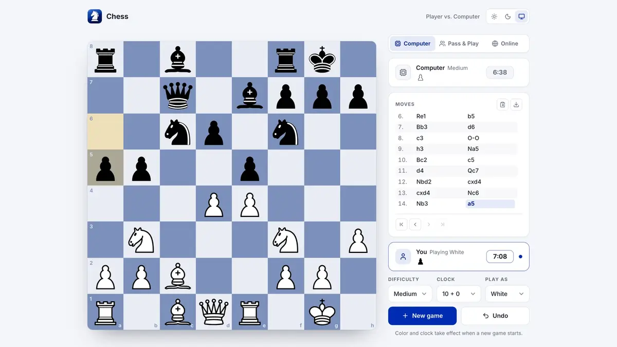Chess screenshot