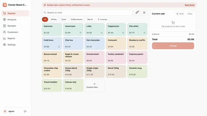 Point of Sale screenshot